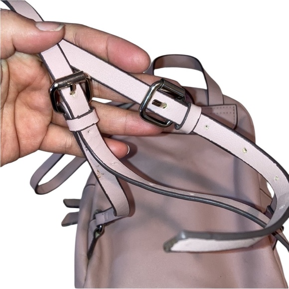 Y2K Fuzzy Pink Heart Mini Backpack EUC - Picture 3 of 7